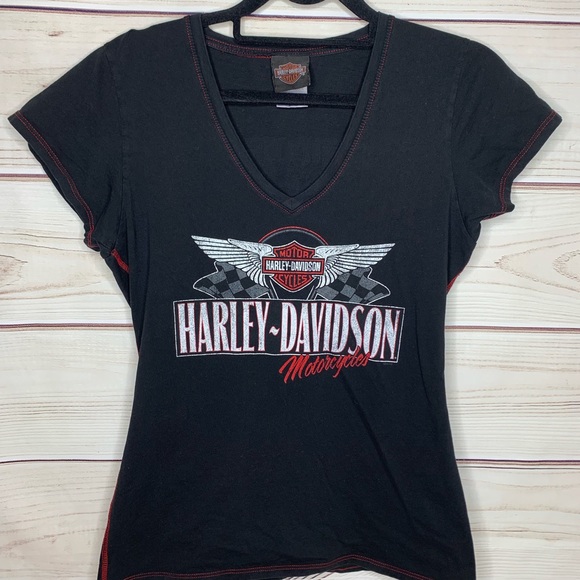 Harley-Davidson Tops - HARLEY-DAVIDSON Black Graphic Tee. STURGIS Riding